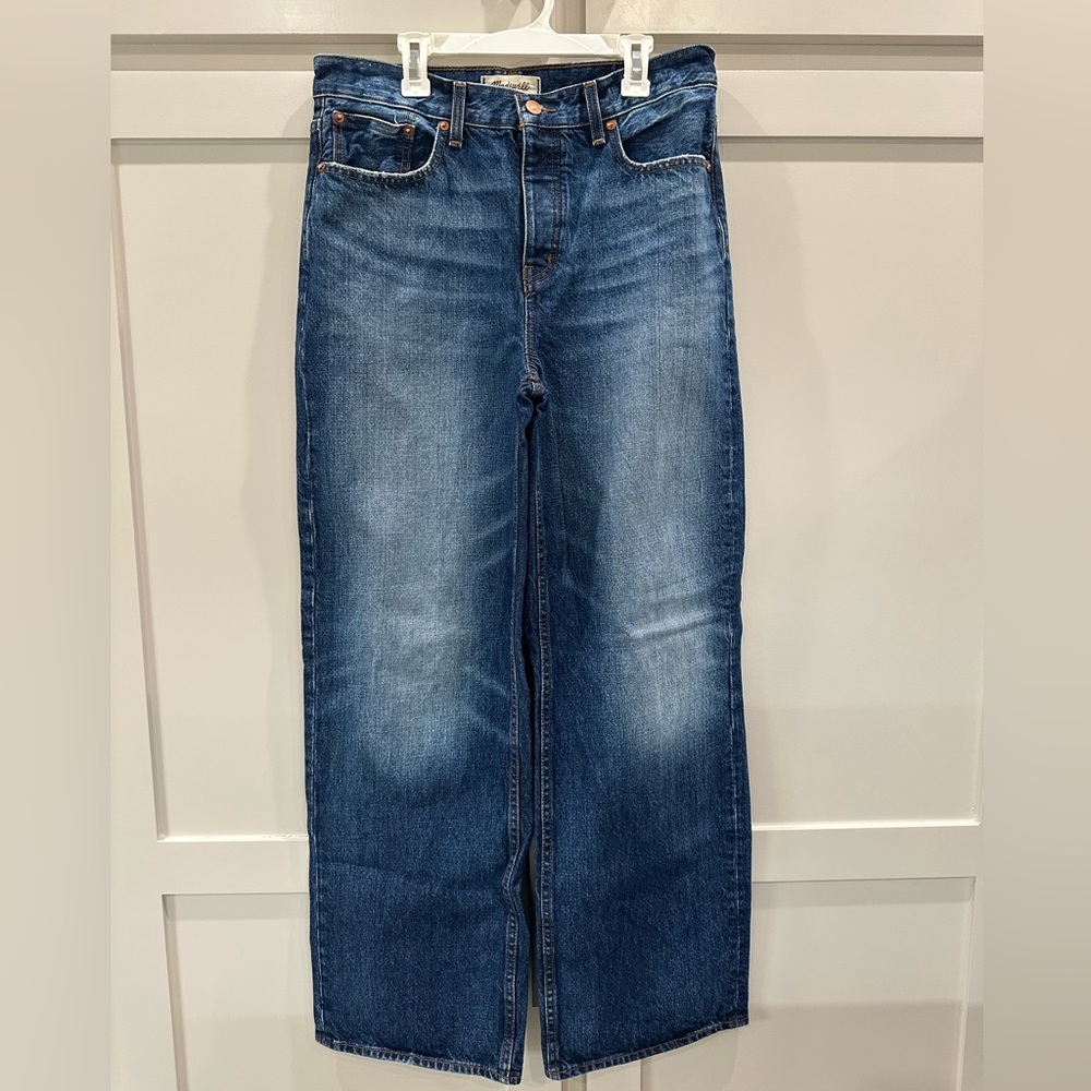 Madewell Low Slung Baggy Wide Leg Jeans